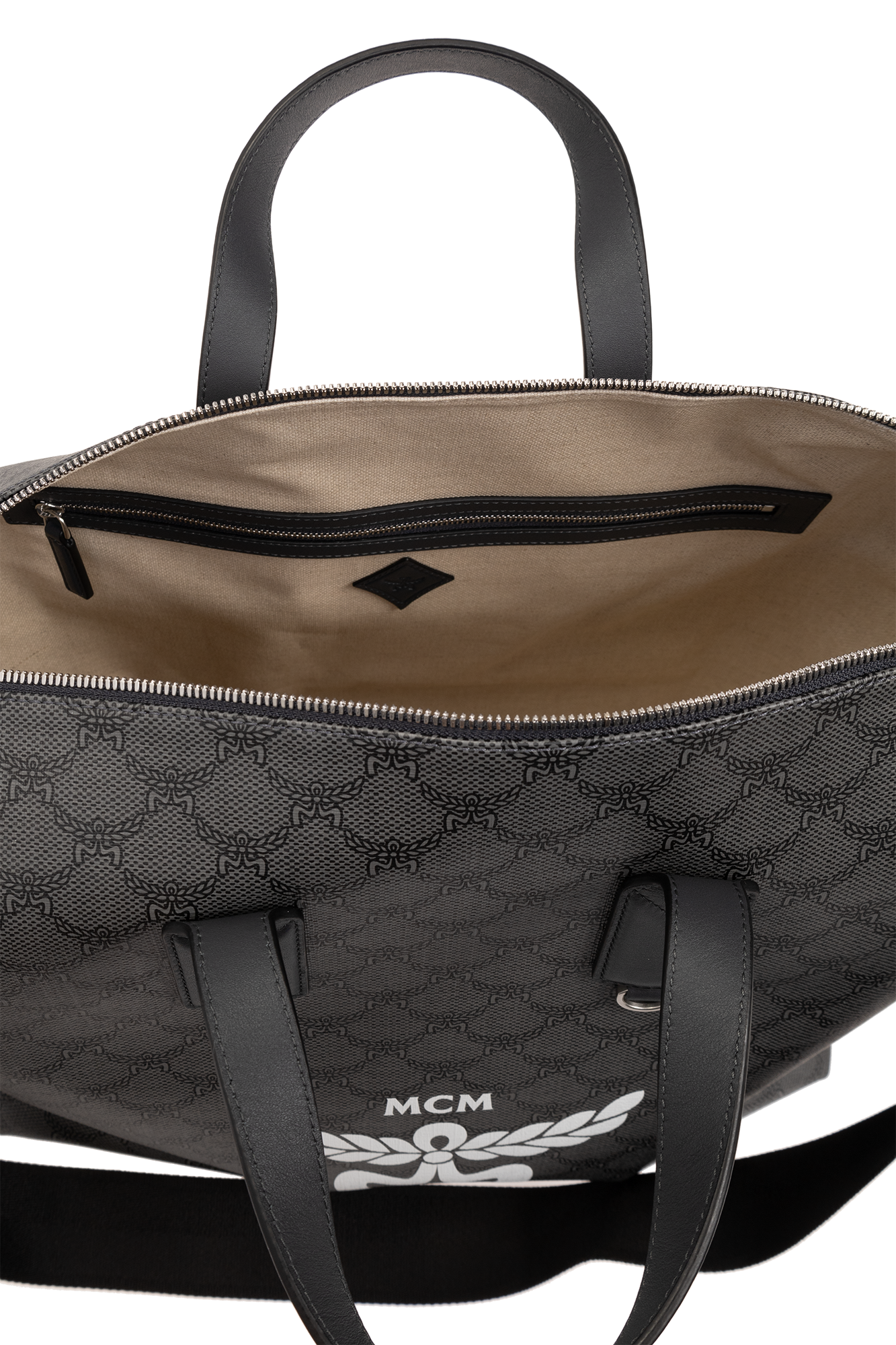 Mcm gray bag best sale